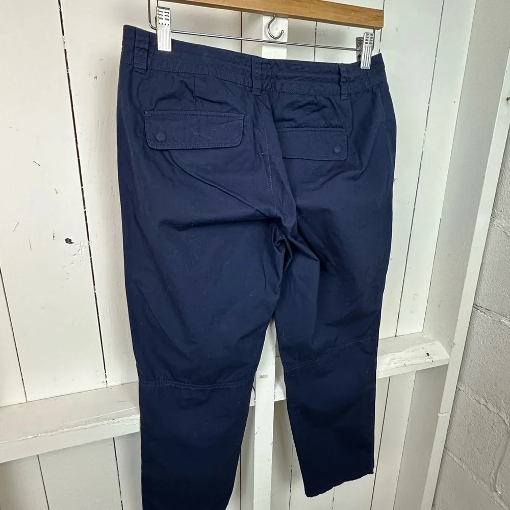 Lauren Ralph Lauren Active Blue Ankle Length Casual Navy Blue Pants Size 4 - Picture 5 of 10